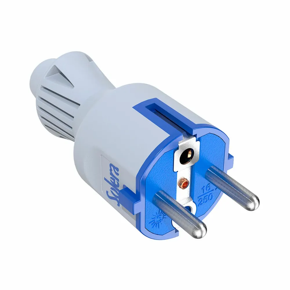 Щепсел щифт Solera 2p+t 706ckb Син Бял 220-240 V 250 V 16