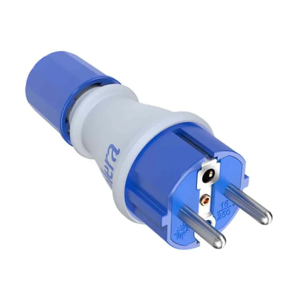 Щепсел щифт Solera 706tkb Син Бял 250 V 16