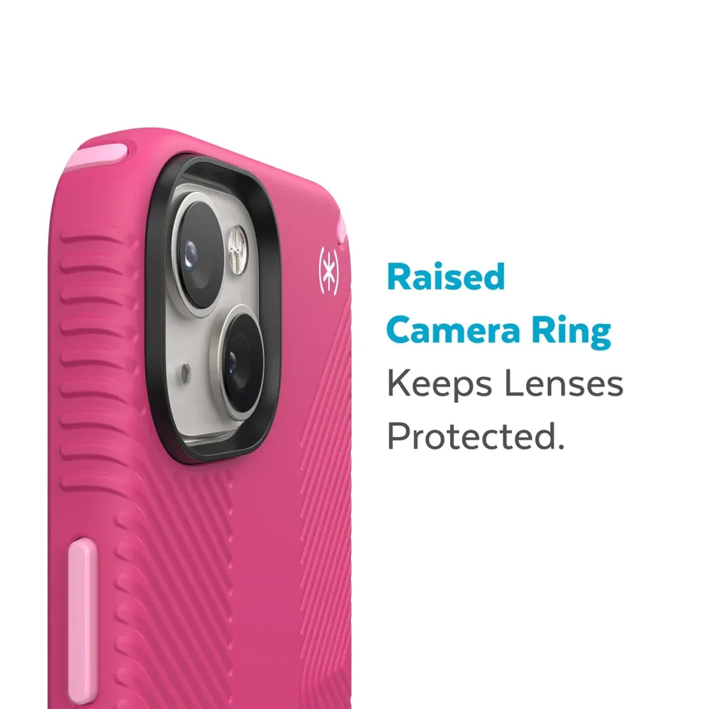 Speck iPhone 14 Presidio 2 GRIP PINK + MagSafe