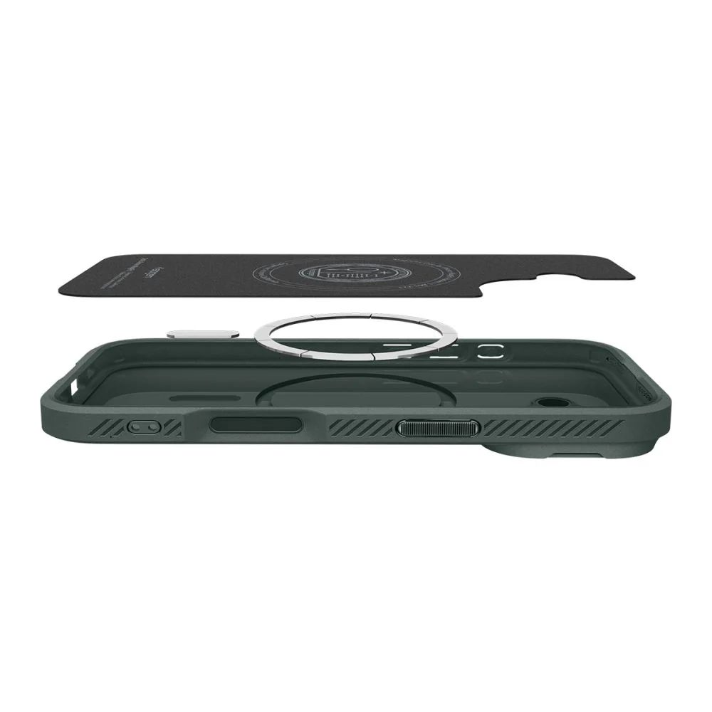 Калъф Spigen Optik Armor MagSafe iPhone 17 - зелен