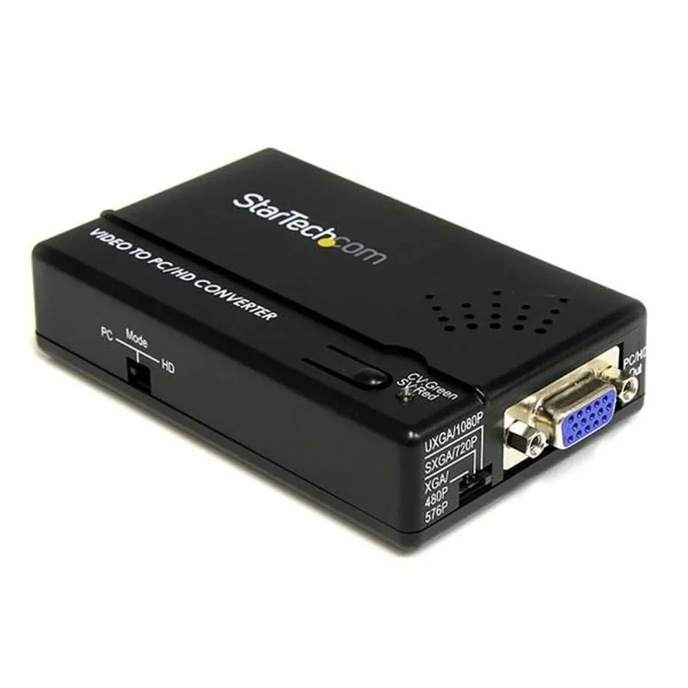 даптер Startech VID2VGATV2 1600 x 1200 px Черен