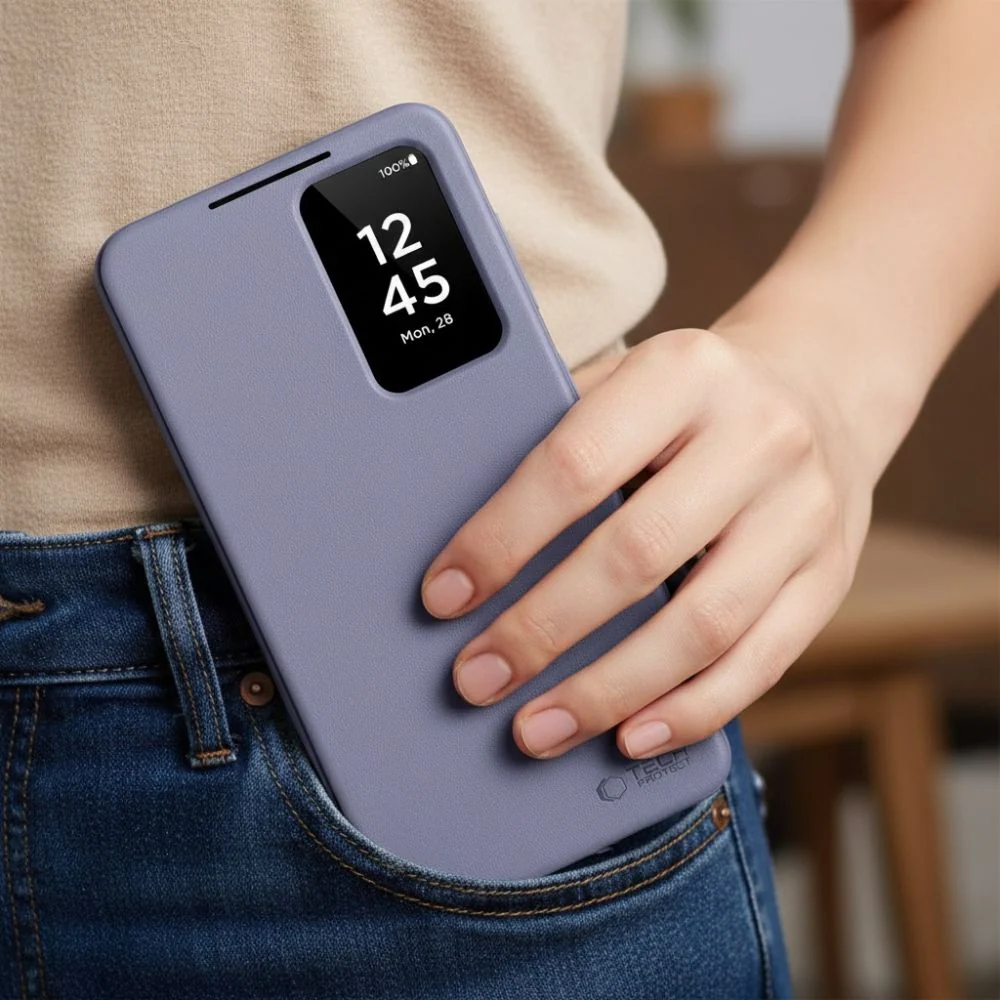 Tech-Protect Smart Portfast Case за Samsung Galaxy S26 Ultra - лилав
