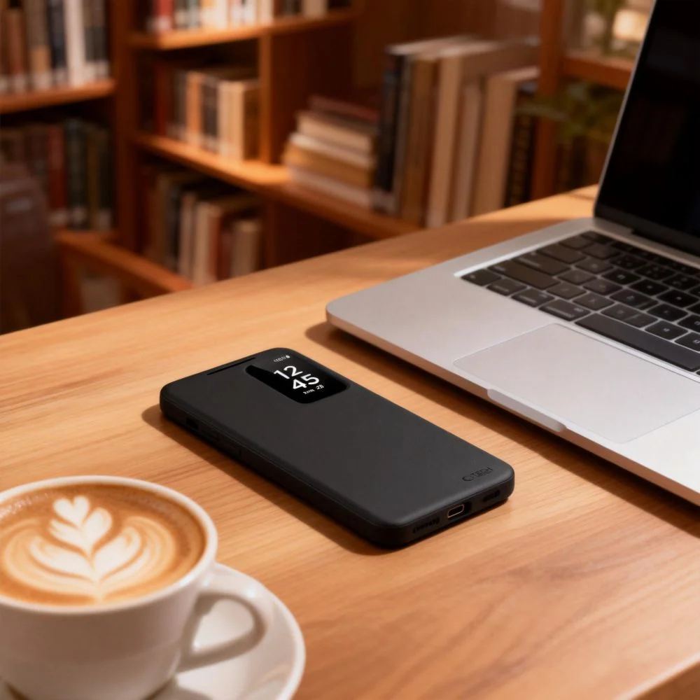 Tech-Protect Smart Portfast Case за Samsung Galaxy S26 - черен