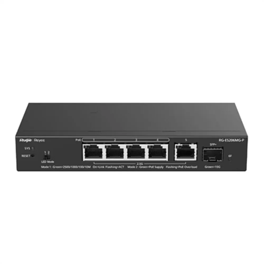 Суич TP-Link RG-ES206MG-P