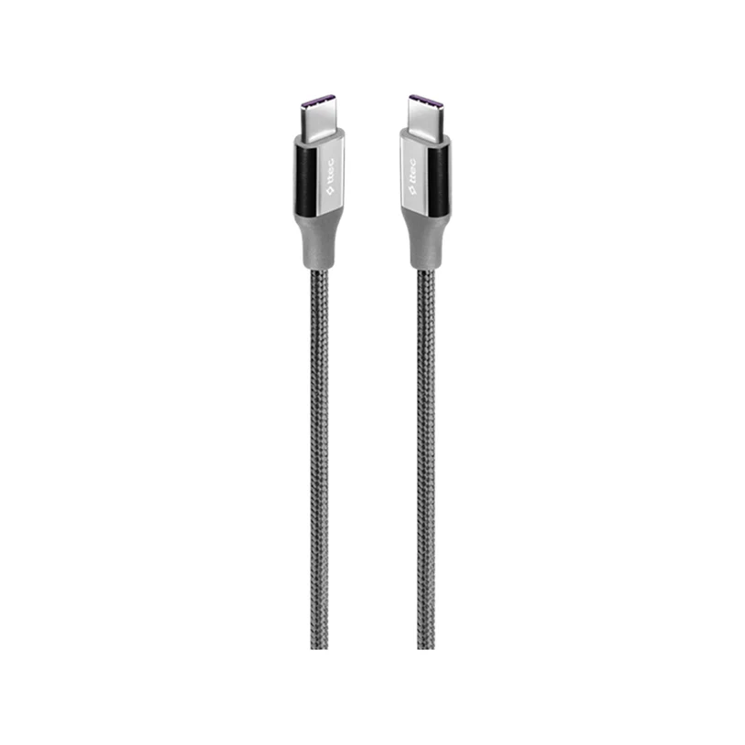 КАБЕЛ TTEC ALUMI TYPE-C 1.5 m 100w GREY
