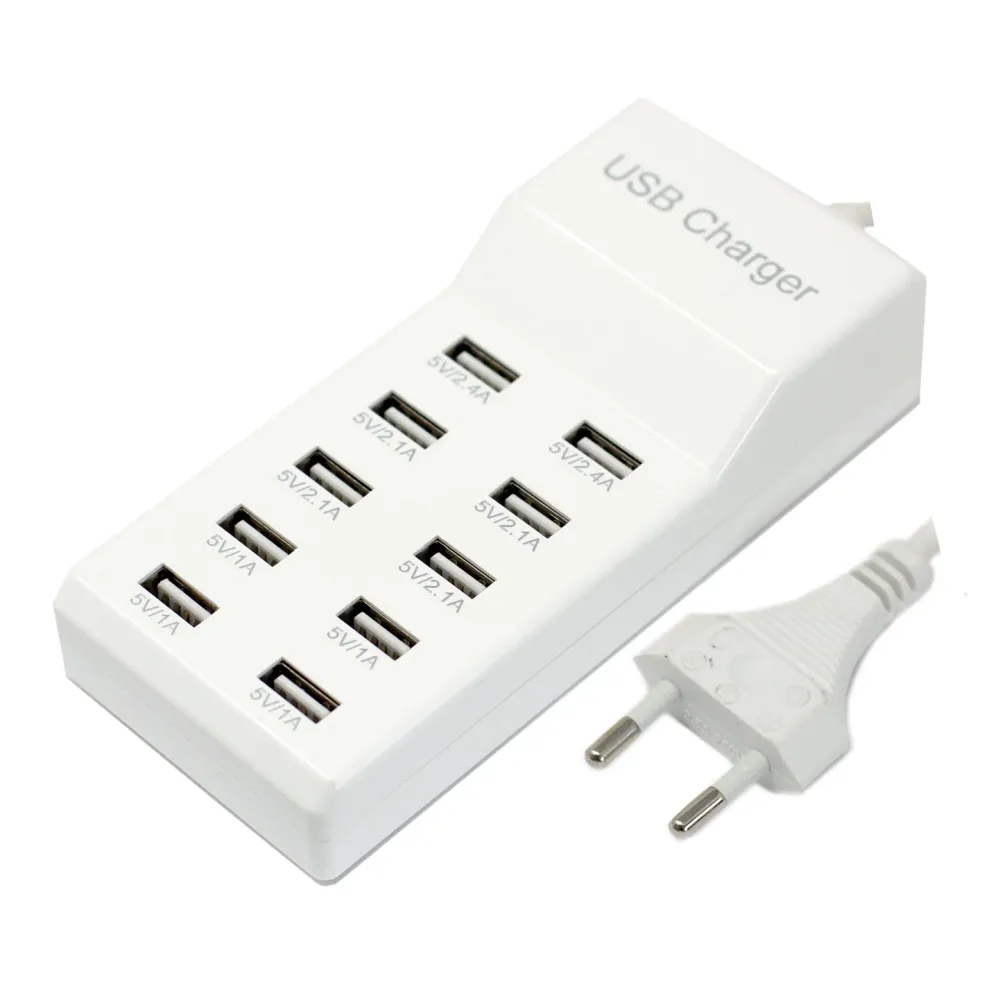 USB зарядна станция – 10 порта