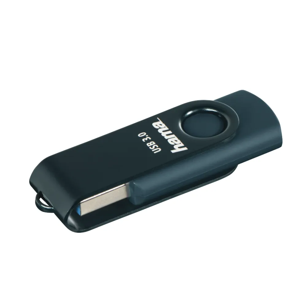 USB памет HAMA Rotate, 256GB, 90 MB/s, Петролно синьо