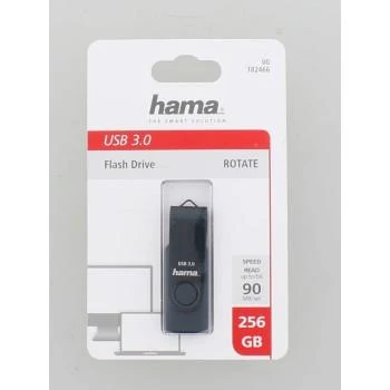 USB памет HAMA Rotate, 256GB, 90 MB/s, Петролно синьо
