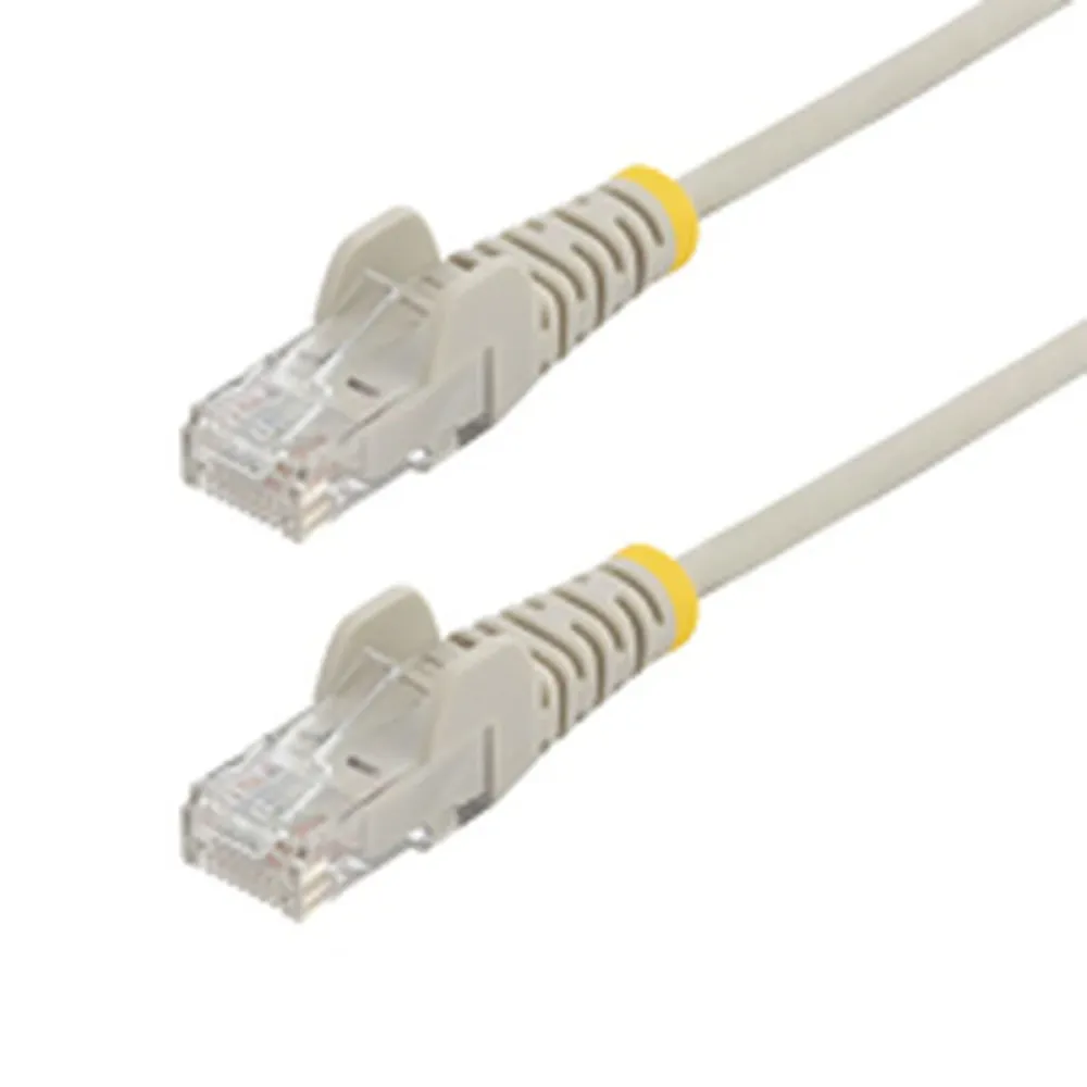 UTP категория 6 твърд мрежови кабел Startech N6PAT25CMGRS Сив 25 cm