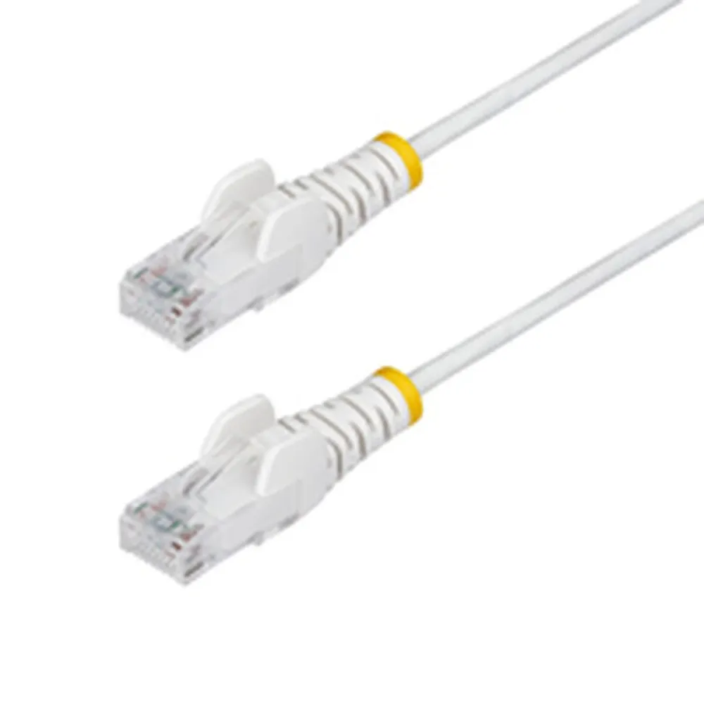 UTP категория 6 твърд мрежови кабел Startech N6PAT25CMWHS Бял 25 cm