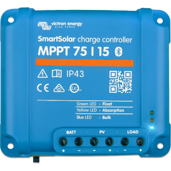 Контролер за соларен панел Victron SmartSolar MPPT 75/15 (12/24V-15A) с Bluetooth