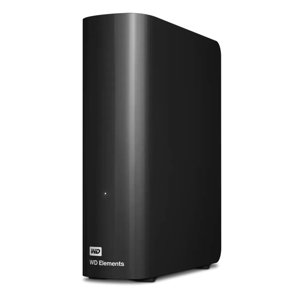 Външен хард диск Western Digital Elements Portable, 12TB, 3.5", USB 3.2 Gen 1, Черен
