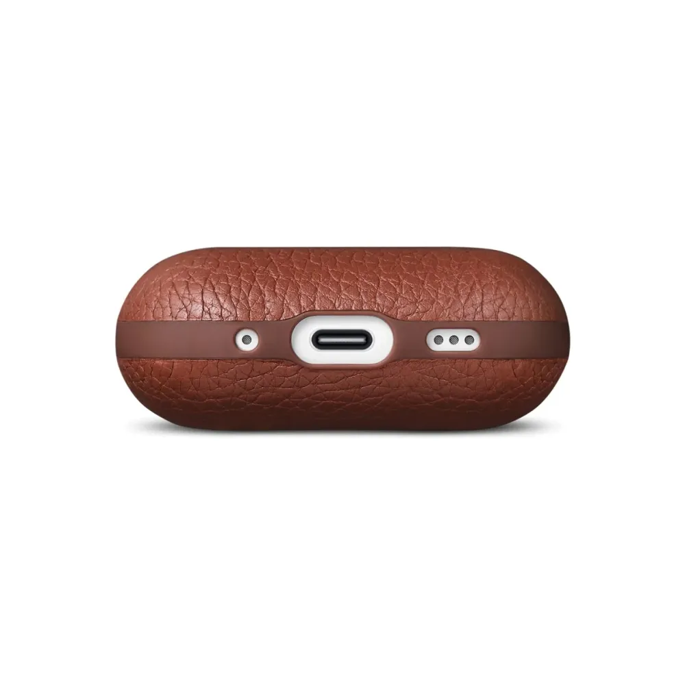 WOOLNUT Leather Case AirPods Pro 3 - Cognac
