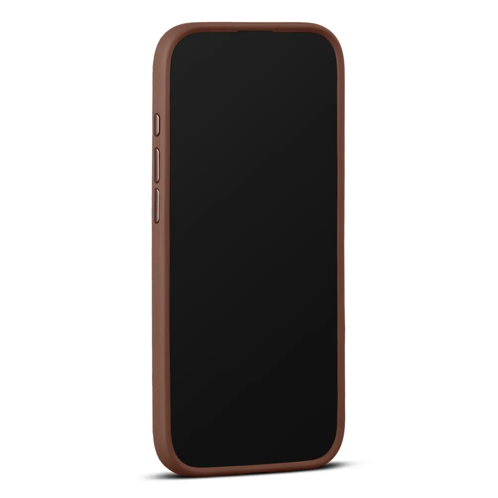 WOOLNUT Leather Case iPhone Air - Cognac