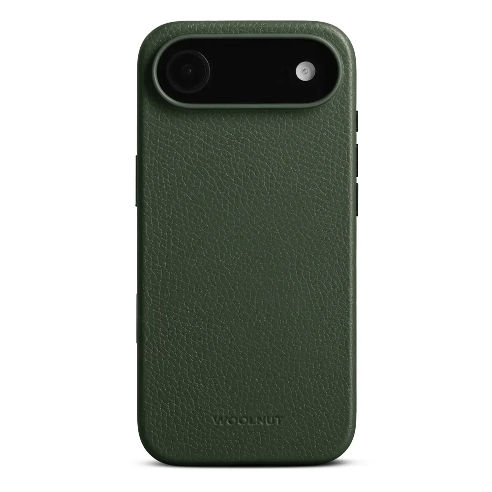 WOOLNUT Leather Case iPhone Air - Green