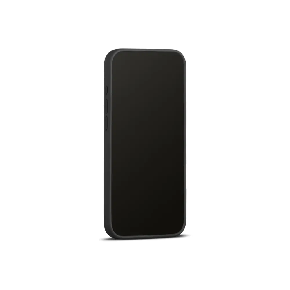 WOOLNUT Leather Case iPhone 16 Plus - Black