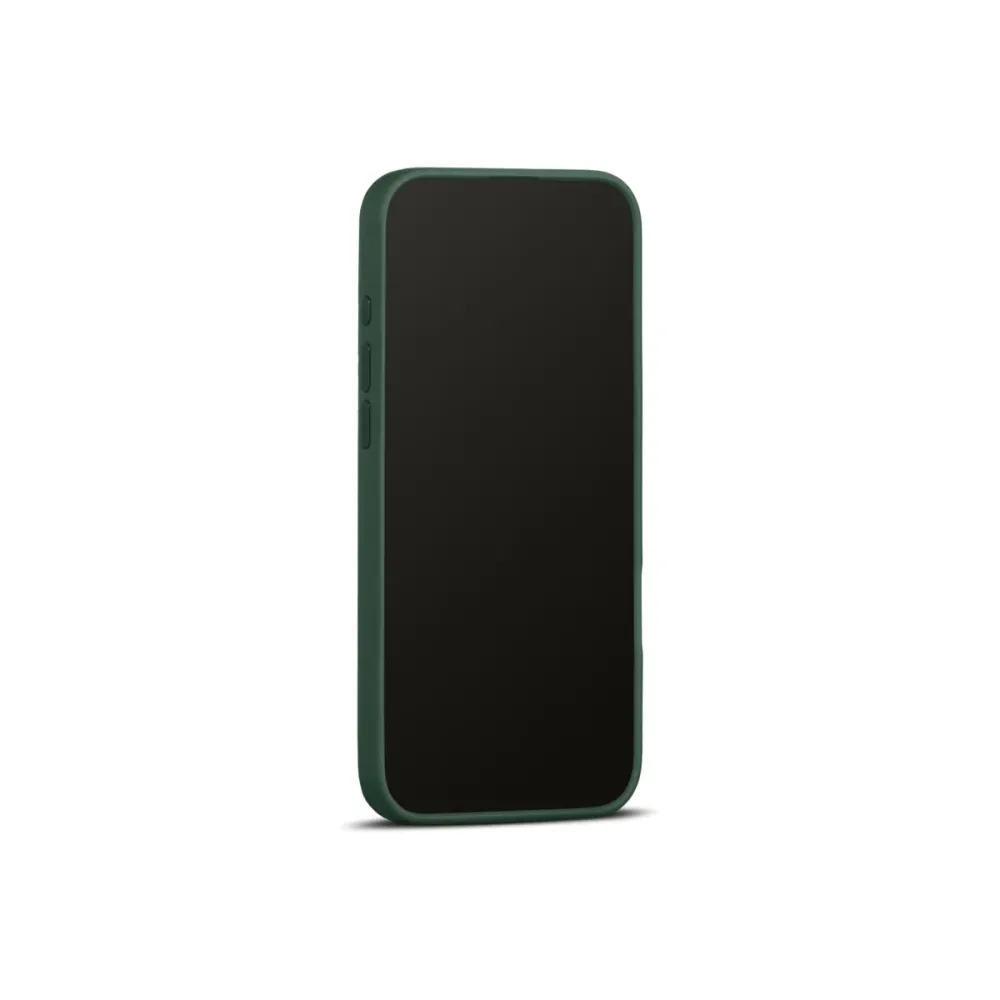 WOOLNUT Leather Case iPhone 16 Plus - Green