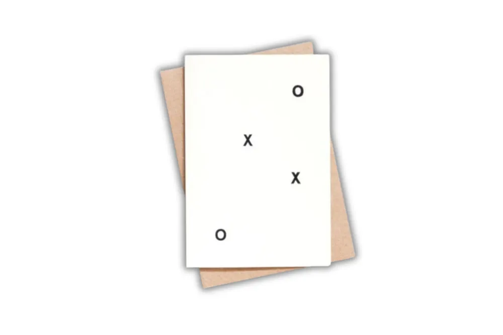 Картичка XOXO