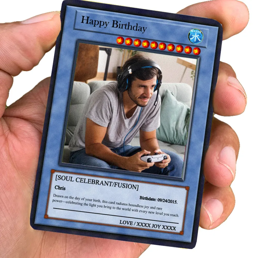 Yu-Gi-Love Birthday Card - Photo