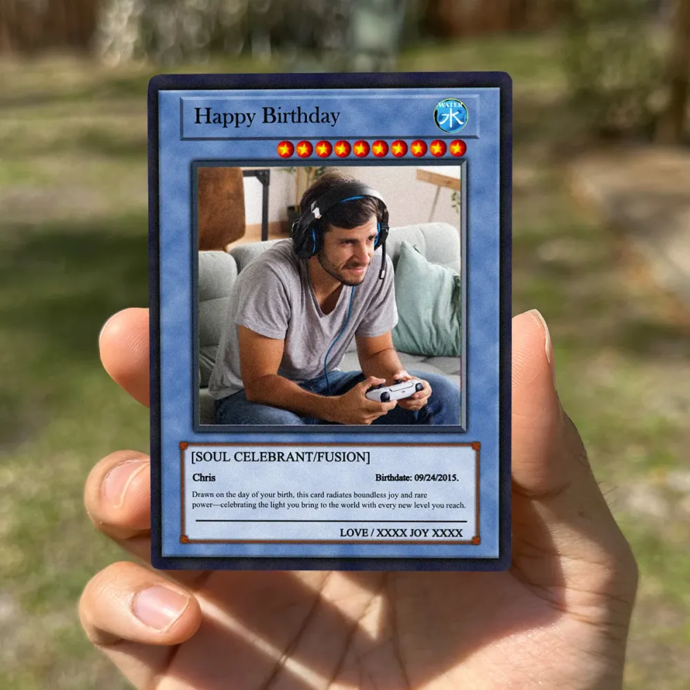 Yu-Gi-Love Birthday Card - Photo