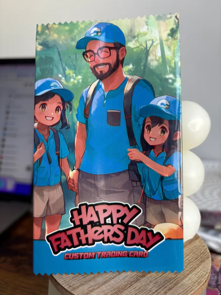 Yu-Gi-Love Father's Day Card - Photo