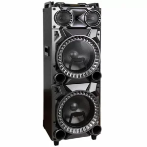 Преносима караоке система ZEPHYR ZP 9999 2G12, 2х12 инча, Bluetooth, USB, Жак за китара, AUX, 2 микрофона, Дистанционно
