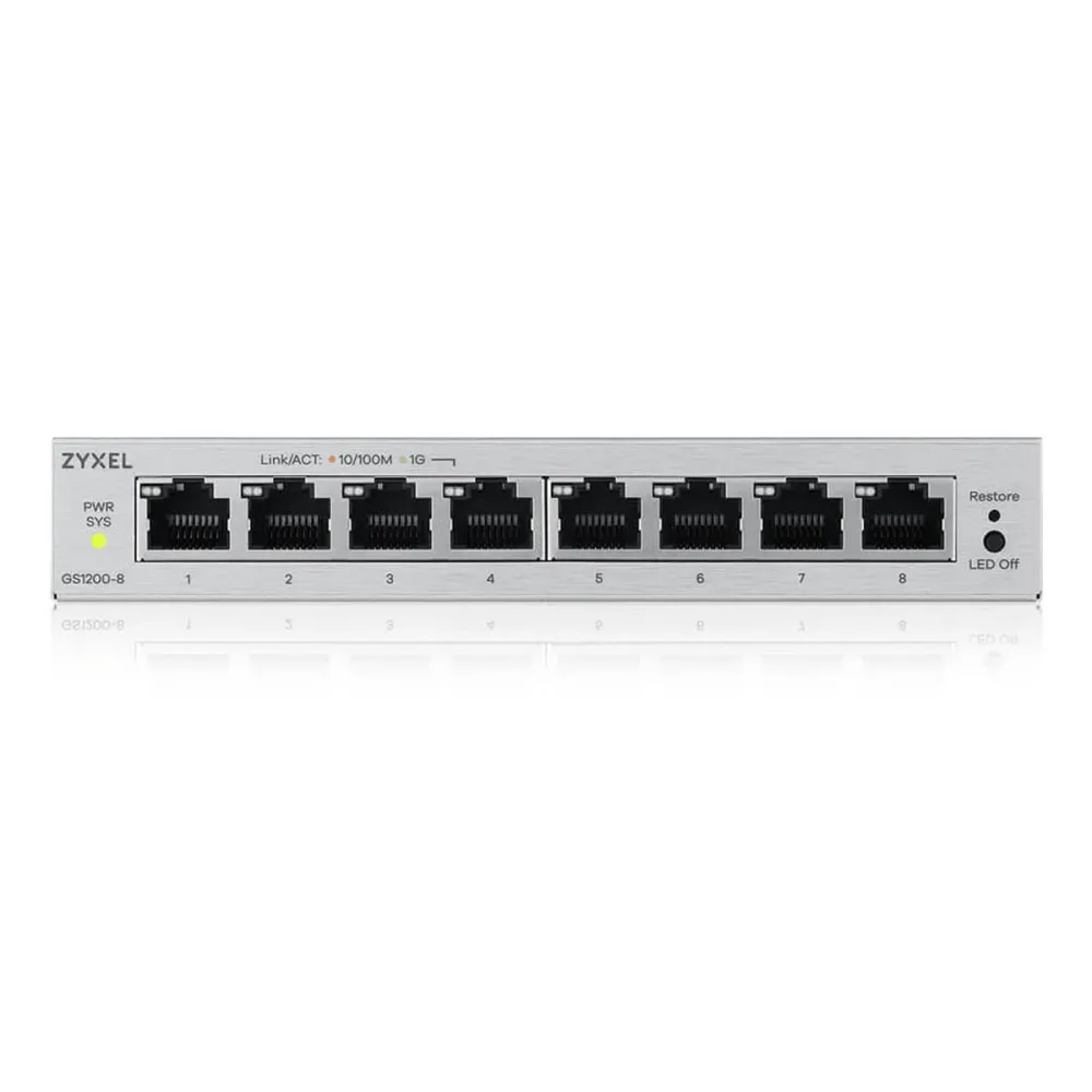 Суич ZyXEL GS1200-8V3-EU0101F