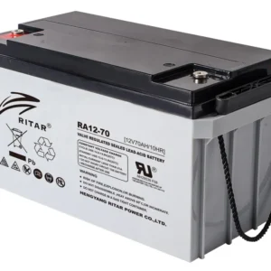 Оловна батерия RITAR, (RA12-70) AGM, 12V, 70 Ah, 350 /167 /182 mm, Терминал F11(M6)